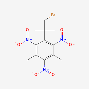 1-(1-Bromo-2-methylpropan-2-yl)-3,5-dimethyl-2,4,6-trinitrobenzene