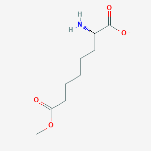 (2S)-2-Amino-8-methoxy-8-oxooctanoate