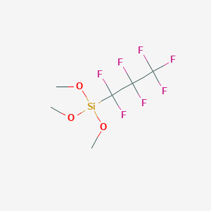 (Heptafluoropropyl)(trimethoxy)silane