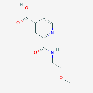 2-[(2-Methoxyethyl)carbamoyl]pyridine-4-carboxylic acid