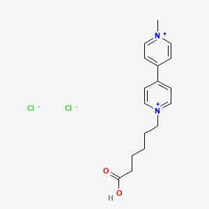 1-(5-Carboxypentyl)-1'-methyl-4,4'-bipyridin-1-ium dichloride