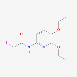 N-(5,6-Diethoxypyridin-2-yl)-2-iodoacetamide