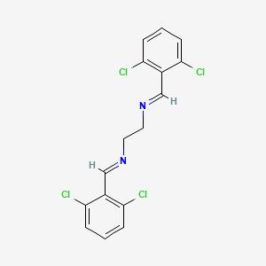 1,2-Ethanediamine, N,N'-bis[(2,6-dichlorophenyl)methylene]-