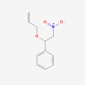 Benzene, [2-nitro-1-(2-propenyloxy)ethyl]-