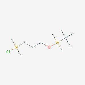 Silane, chloro[3-[[(1,1-dimethylethyl)dimethylsilyl]oxy]propyl]dimethyl-