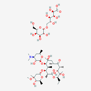 Erythromycin, 6-O-alpha-D-galactopyranosyl-D-gluconate (salt)