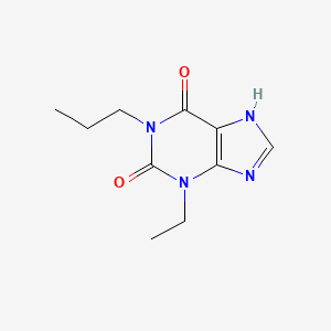 1H-Purine-2,6-dione, 3-ethyl-3,7-dihydro-1-propyl-