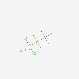 Lithium, [dichloro[(1,1-dimethylethyl)dimethylsilyl]methyl]-