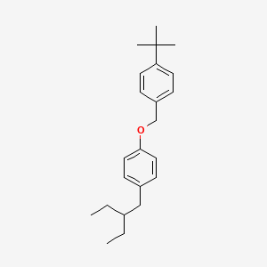 Benzene, 1-(1,1-dimethylethyl)-4-((4-(2-ethylbutyl)phenoxy)methyl)-