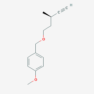 Benzene, 1-methoxy-4-[[[(3R)-3-methyl-4-pentynyl]oxy]methyl]-