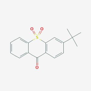 molecular formula C17H16O3S B15417684 3-tert-Butyl-10lambda~6~-thioxanthene-9,10,10-trione CAS No. 152994-38-2