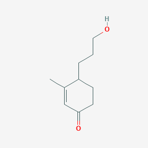 2-Cyclohexen-1-one, 4-(3-hydroxypropyl)-3-methyl-