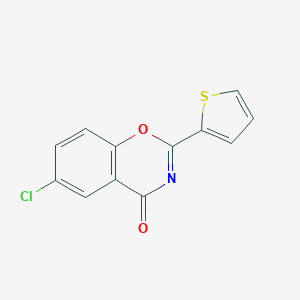 4H-1,3-Benzoxazin-4-one, 6-chloro-2-(2-thienyl)-