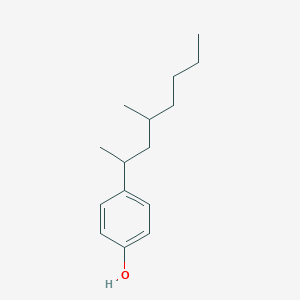 molecular formula C15H24O B15417754 4-(4-Methyloctan-2-YL)phenol CAS No. 122961-18-6