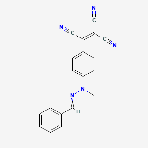 [4-(2-Benzylidene-1-methylhydrazinyl)phenyl]ethene-1,1,2-tricarbonitrile