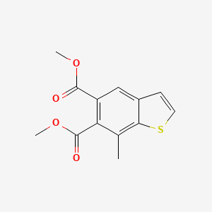 Dimethyl 7-methyl-1-benzothiophene-5,6-dicarboxylate