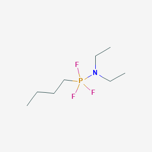 1-Butyl-N,N-diethyl-1,1,1-trifluoro-lambda~5~-phosphanamine