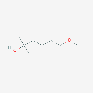 6-Methoxy-2-methylheptan-2-OL