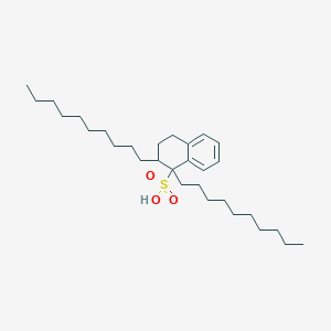 1,2-Didecyl-1,2,3,4-tetrahydronaphthalene-1-sulfonic acid