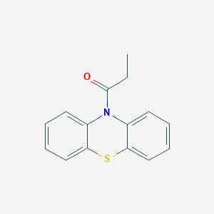 molecular formula C15H13NOS B015418 10-Propionylphenothiazine CAS No. 6622-75-9