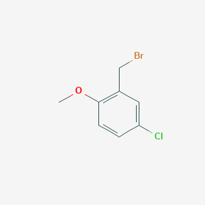 B154180 2-(Bromomethyl)-4-chloro-1-methoxybenzene CAS No. 58735-58-3