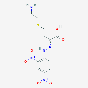 4-[(2-Aminoethyl)sulfanyl]-2-[2-(2,4-dinitrophenyl)hydrazinylidene]butanoic acid