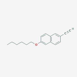 2-Ethynyl-6-(hexyloxy)naphthalene