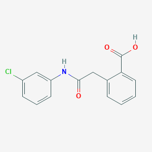 Benzoic acid, 2-[2-[(3-chlorophenyl)amino]-2-oxoethyl]-