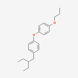 Benzene, 1-(4-(2-ethylbutyl)phenoxy)-4-propoxy-