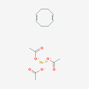 Cycloocta-1,5-diene;ruthenium(3+);triacetate