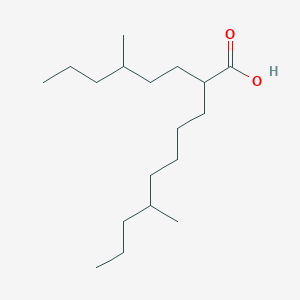 7-Methyl-2-(3-methylhexyl)decanoic acid