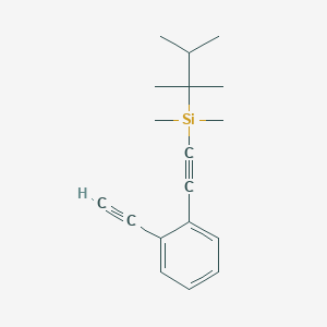 Silane, [(2-ethynylphenyl)ethynyl]dimethyl(1,1,2-trimethylpropyl)-