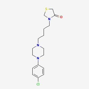 3-[4-[4-(4-Chlorophenyl)piperazin-1-yl]butyl]-1,3-thiazolidin-4-one