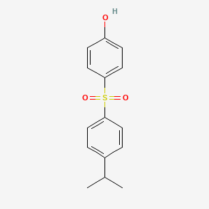 4-[4-(Propan-2-yl)benzene-1-sulfonyl]phenol