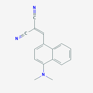 {[4-(Dimethylamino)naphthalen-1-yl]methylidene}propanedinitrile