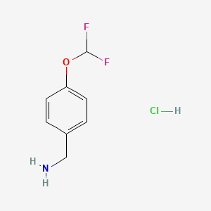 (4-(Difluoromethoxy)phenyl)methanamine hydrochloride