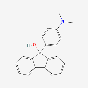 molecular formula C21H19NO B15419235 9-[4-(Dimethylamino)phenyl]-9H-fluoren-9-OL CAS No. 113493-36-0