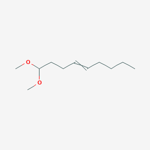 molecular formula C11H22O2 B15419304 1,1-Dimethoxynon-4-ene CAS No. 116206-56-5