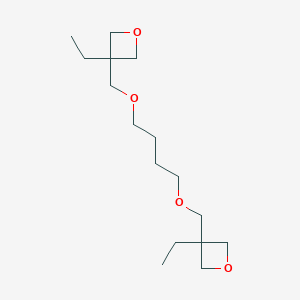 molecular formula C16H30O4 B15419413 3,3'-[Butane-1,4-diylbis(oxymethylene)]bis(3-ethyloxetane) CAS No. 126050-33-7