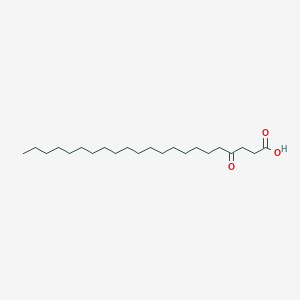 molecular formula C22H42O3 B15419429 4-Oxo-docosanoic acid CAS No. 115097-01-3