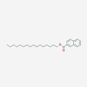 molecular formula C27H40O2 B15419475 Hexadecyl naphthalene-2-carboxylate CAS No. 113603-09-1