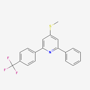 4-Methylthio-2-phenyl-6-(4-(trifluoromethyl)phenyl)pyridine