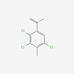 Benzene, 1,3,4-trichloro-2-methyl-5-(1-methylethenyl)-