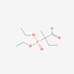 2-Diethoxyphosphoryl-2-methylbutanal