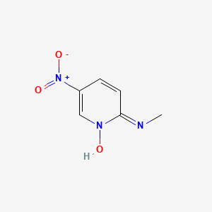 (2E)-2-(Methylimino)-5-nitropyridin-1(2H)-ol