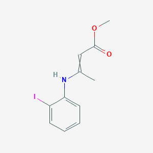 Methyl 3-(2-iodoanilino)but-2-enoate