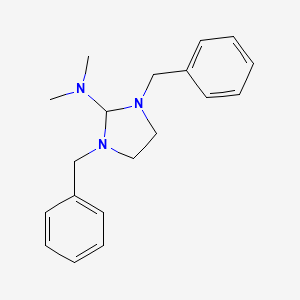 2-Imidazolidinamine, N,N-dimethyl-1,3-bis(phenylmethyl)-