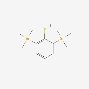 molecular formula C12H22SSi2 B15419601 2,6-Bis(trimethylsilyl)benzenethiol CAS No. 117526-63-3