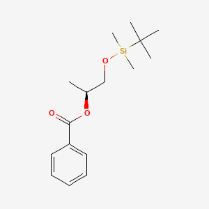 2-Propanol, 1-[[(1,1-dimethylethyl)dimethylsilyl]oxy]-, benzoate, (S)-