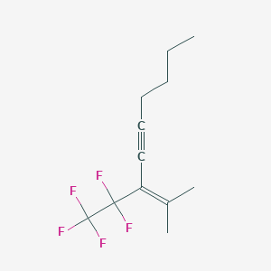 2-Methyl-3-(pentafluoroethyl)non-2-en-4-yne